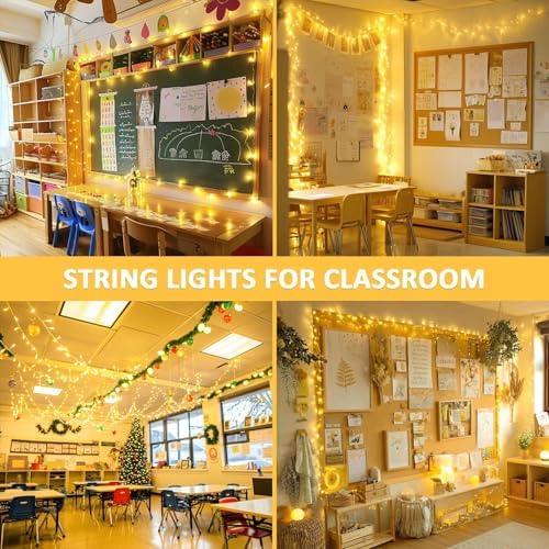JMEXSUSS 400 LED Christmas Lights Outdoor Indoor String Lights Plug in - Image 3