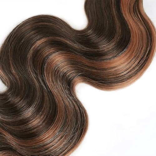 #1b & #30 Ombre Body Wave Human Hair Bundles 28/30/32 Inch - Image 4