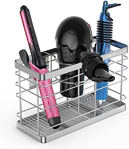 Hair Dryer Holder Hair Tool Organizer Wall Mount Blow Dryer Holder by Vecallo