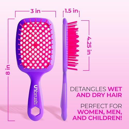 FHI Heat UNbrush Original Neon Detangling Brush for Wet & Dry Hair - Image 4