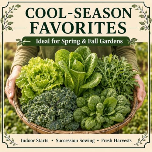 Gardeners Basics Lettuce Seeds for Planting, Kale, Spinach and Arugula - Image 6