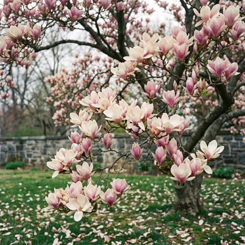 Saucer Magnolia Flower Tree Live Plant, Spring Bloom Tree, 2.5'' Pot - Image 5