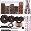 Bun Maker, Hair Bun Maker,Donut Bun Maker Set,Dark Brown by Unknown