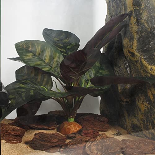 Fake Plant Reptile Terrarium Decor for Gecko Snake Tank - Image 7
