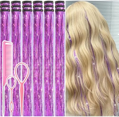 Hair Tinsel Clip in Purple Fairy Hair Tinsel Kit by Rootoofocusesonthesecretstoenhancingwomensbeauty