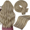 Full Shine Genius Weft Hair Extensions Real Human Hair 20 Inch 60g by FullShine