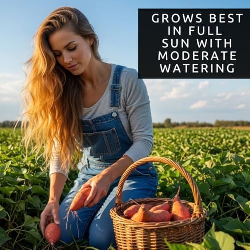 Orange Sweet Potato Slips for Planting – Non-GMO Heirloom Sweet Potato Plants – High Yield Garden Starts – Easy to Grow Vegetable Plants for Home Garden, Raised Beds & Containers (15 Slips) - Image 6