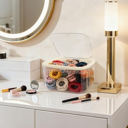 THMINS 2 Pack Hair Accessories Organizer for Girls, Plastic Storage Box - Image 2