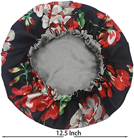 Satin Bonnet Silk Sleep Cap,Hair Bonnet for Braids Curly Hair - Image 3