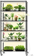 DIY Plant Shelf with Grow Light, Adjustable, 29.5x13.8x70.9in by Bstrip