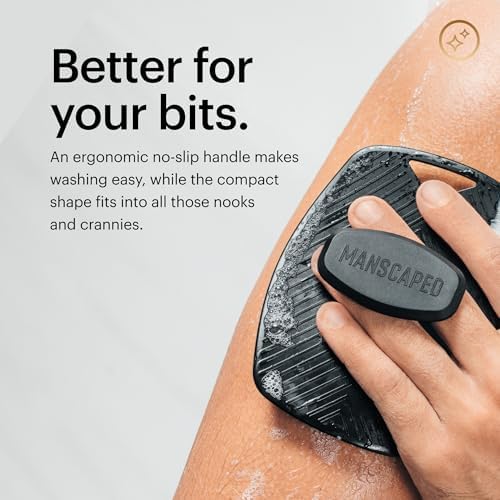 MANSCAPED® The Body Buffer Premium Silicone Scrubber for Nourishing, Cleaning & Exfoliating Your Skin - Lather Boosting Bristles with Ergonomic No-Slip Handle, Long-Lasting & Easy to Clean (2-Pack) - Image 4