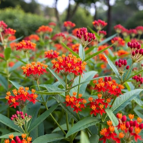 2 Red Milkweed Live Plants, Asclepias Tuberosa, 4-6 Inch Tall - Image 7
