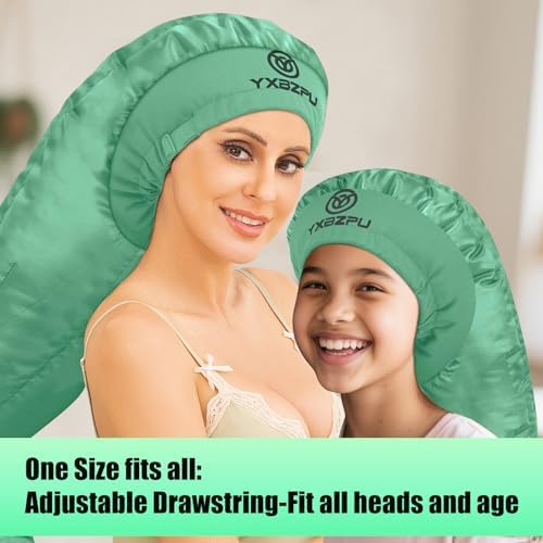 Bonnet Hair Dryer,Hooded Hair Dryer Attachment, Dryer Hooded Diffuser Cap for Curly,Speeds Up Drying Time,Safety Deep Conditioning At Home(Green) - Image 7