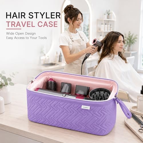 Leudes Hair Dryer Tools Travel Bag for Shark Flex Style Case Air Wrap - Image 5