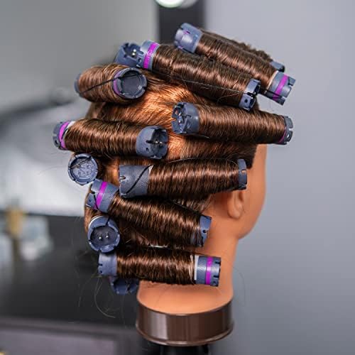 20-22" Female 100% Human Hair Mannequin Head for Hairdresser - Image 3