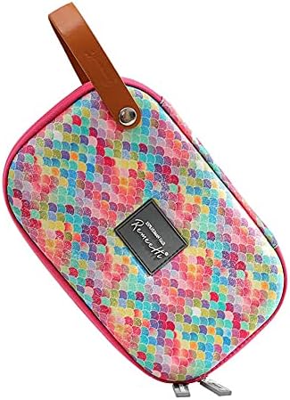RemeeHi Hair Lace Wig Travel Bag Storage Case,Hair Wig Hair Tools Hairdressing Bag, Hair Stylist Cosmetic Organizer with Accessory Pockets Small G107 - Image 4