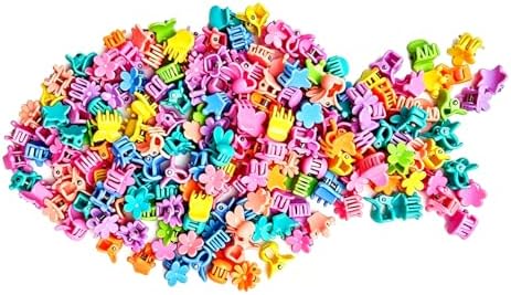 Soft Elastic Hair Ties，Colorful Hair Bobbles for Girls, Multicolor Hair Accessories Set with Hair Tail Tools & Cute Mini Hair Clips (Jumbo Pack(180PCS)) by Unknown