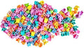 Soft Elastic Hair Ties，Colorful Hair Bobbles for Girls, Multicolor Hair Accessories Set with Hair Tail Tools & Cute Mini Hair Clips (Jumbo Pack(180PCS)) by Unknown