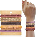 KANPRINCESS Hair Tie Bracelet, 10Pcs Boho Hair Ties For Girls and Women, Elastic Hair Ties, Hair Bands For Ponytails, Ponytail Holder For Daily Life, Sport, Cooking, Working by KANPRINCESS