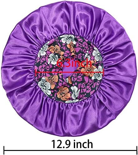 3PCS Bonnets for Women,Silk Satin Bonnet Hair Bonnet for Sleeping - Image 4