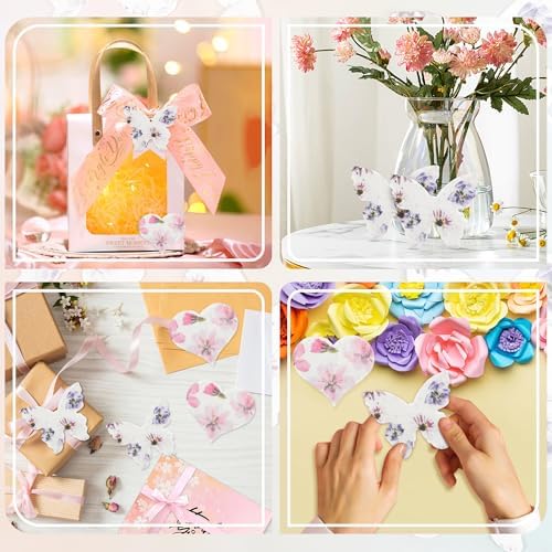 48PCS Plantable Seed Paper Hearts & Butterflies – Wildflower Embedded Paper, Unique Gifts for Mothers, Garden Lovers, Weddings, Bridal Showers, Birthdays & Special Celebrations - Image 6