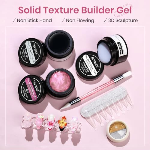 3d Sculpting Gel for Nail Art, Non-Stick Hand Solid Builder Gel - Image 2