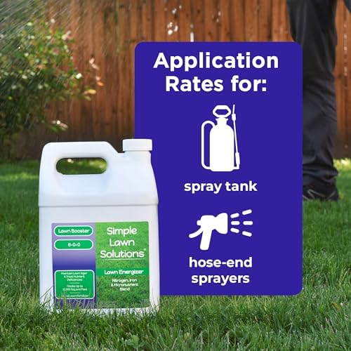 Commercial Grade Lawn Energizer - Grass Fertilizer Booster with Nitrogen, Iron, Micronutrients - Liquid Turf Spray Concentrated Fertilizer- Any Grass Type - Simple Lawn Solutions (1 Gallon) - Image 5