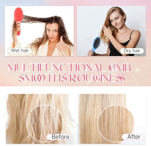 Suclain 30 Pcs Hair Brushes Bulk for Women, Travel Detangling Brush - Image 4