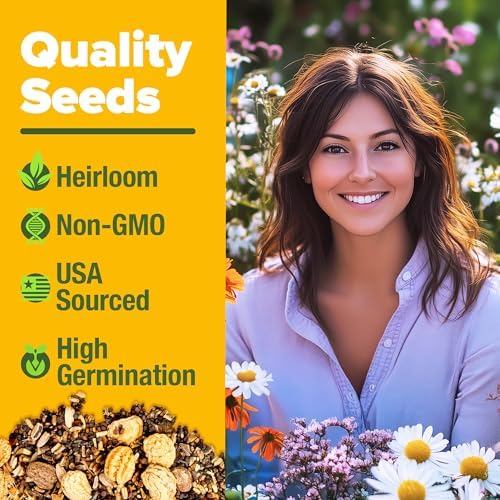 HOME GROWN 24 Wildflower Variety Mix 90,000+ Flower Seeds 3 oz - Image 3