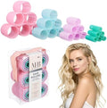 24pc Pastel Colored Self-Grip Velcro Hair Rollers Set - Assorted Sizes by Expressions
