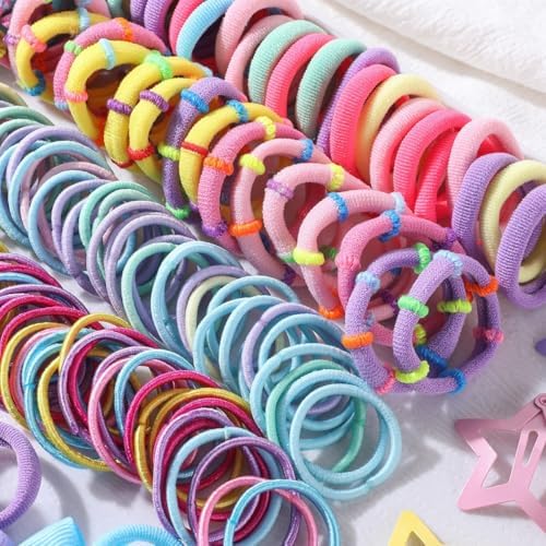900 PCS Colorful Hair Ties for Girls Hair Accessories Set - Image 3