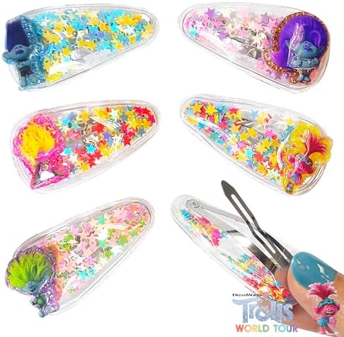 Luv Her Magical Confetti Hair Clips for Kids - 6pc Cute Character Charms Hair Accessories with Favorite Luv Her Characters, Ages 3+ - Image 6