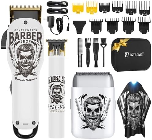 BESTBOMG® Hair Clippers for Men, Clipper, Trimmer & Shaver Set, BS-Y4T9 by BESTBOMG