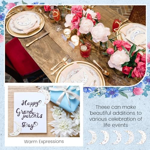 Dunzoom 50 Pcs Plantable Seed Paper Tags Wildflower,Moon - Image 5