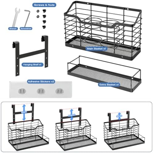 Hair Tool Organizer, Hair Dryer Holder for Hair Styling Tools Storage - Image 6