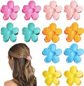 12 Pcs Colorful Mini Hair Claw Small Hair Clips for Women Kids Girls, 1.37 Inch Tiny hair clips Jaw Clips Clamps Nonslip Clip/Hair Accessories, Assorted Colors(6 Colors) by YosaiHom