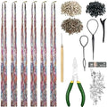 Hair Tinsel Kit With Tool Fairy Glitter Tinsel Hair Extensions for Girls by YUUYEEHAIR