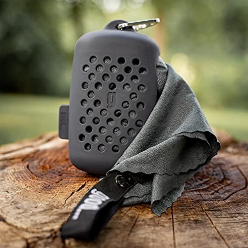 Microfiber Quick Dry Towel for Camping, Gym, Swimming, Yoga & Sports Gray - Image 5