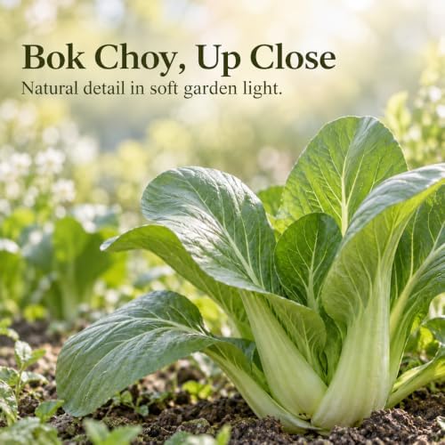ZEshops 1000 Chinese Cabbage Seeds, Bok Choy for Leafy Vegetable Gardens - Image 3