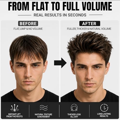 Texture Comb for Men, 2 Pack Texturizing Comb for Hair Volume, Hair Texture Comb, Root Lifting Styling Comb, Wide Tooth Barber Comb for Thick, Curly & Wavy Hair - Image 3