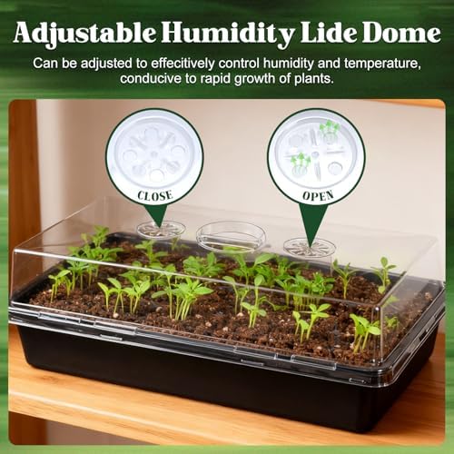 15 Pcs 4'' Tall Sturdy Humidity Domes,Taller and Thicker 1020 Humidity Dome - Image 3