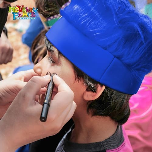 Novelty Place 2Pcs Blue Hairy Costume Headband - Fun and Fuzzy Crazy Hair Wig Troll Hair Costume Accessories - Perfect for Sports Parties, Costume, Cosplay, and Halloween - Fit Kids, Teens and Adults - Image 6