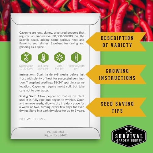 Pepper Seeds Collection - 8 Variety Pack for Planting - Image 2