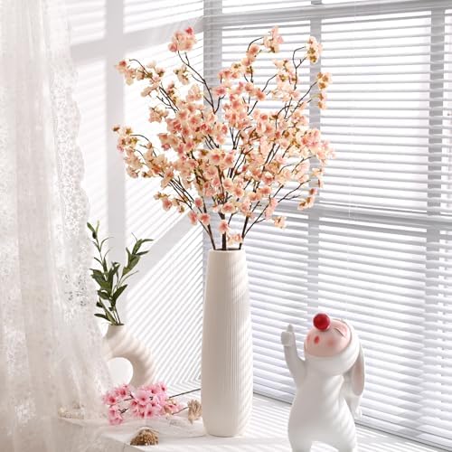 40'' Cherry Blossom Branches, 4 Pcs Faux Cherry Blossom Tree Stems Decor - Image 6