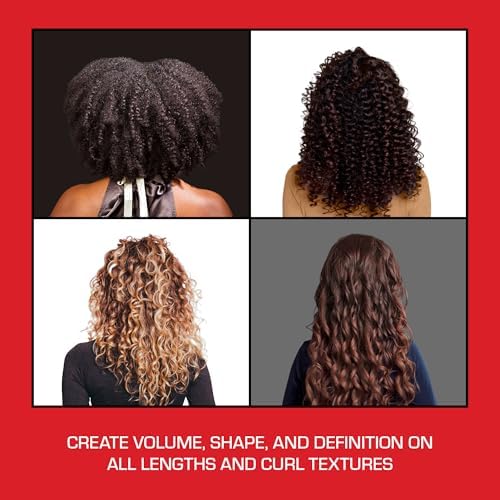Red by Kiss Hair Dryer Diffuser, Heavy Duty Rubber Grip, Long Prongs for Volume & Root Drying, Compact Design Fits Most Dryers for Fast Drying & Shine Boost and Bouncy Curls - Image 5