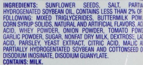 David Jumbo Roasted Salted Sunflower Seeds, Buffalo Ranch Flavor, 5.25oz Bags (Pack of 10) - Image 4