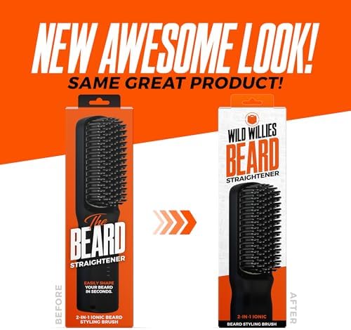 Wild Willies Beard Care Kit - Heated Straightener, Butter & Growth Serum - Image 6