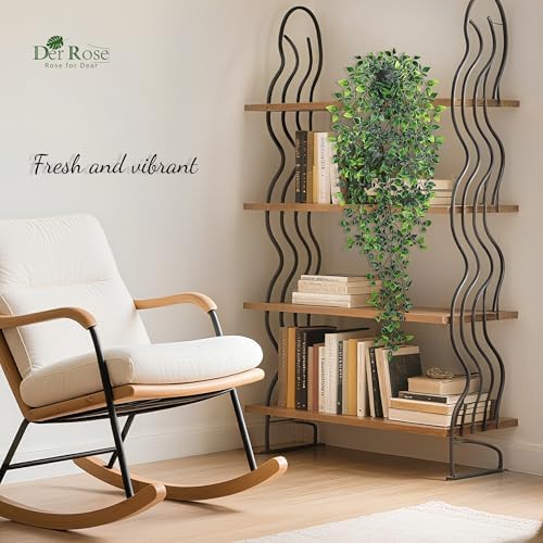 Der Rose 34" Artificial Mandala Vine Hanging Plant for Bathroom Shelf Decor - Image 6