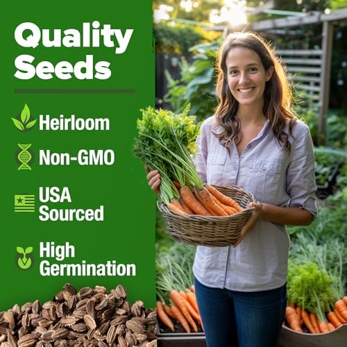 HOME GROWN Tendersweet Carrot 6000+ Seeds, Daucus carota subsp. sativus - Image 3
