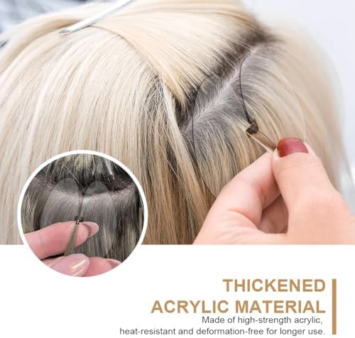 10Pcs Acrylic Hair Extension Shield Guards K Tip Hair Tools - Image 2